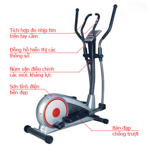 xe đạp tập đa năng MHE 8703HP